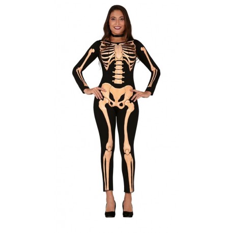 Disfraz Esqueleto para mujer talla M 38 40