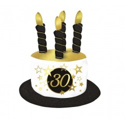 Sombrero velas 30 cumpleanos