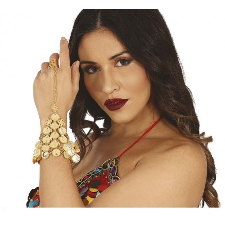 Pulsera medellas oro zingara