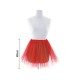 Tutu Rojo 40 cm falda de tul