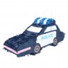 Piñata de romper Coche de policia hawaiano 56x18 cm