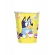 Vasos Bluey cumpleanos 8 ud