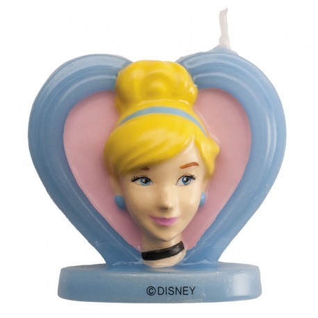 Vela Cenicienta Princesa Disney 3D 55 cm para tarta