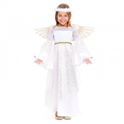 Disfraz angel de navidad talla 5 6 anos
