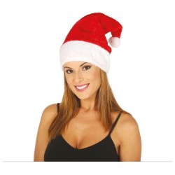 Gorro papa Noel rojo largo 40 cm