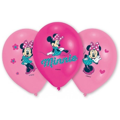 Globos Minnie Mouse 6 uds 275 cm