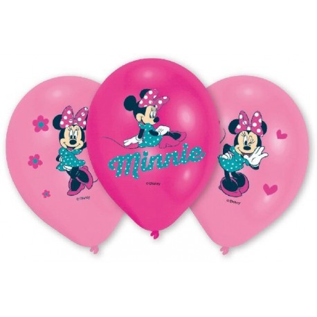 Globos Minnie Mouse 6 uds 275 cm