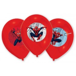 Globos Spiderman 6 uds 275 cm