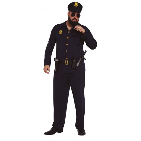 Disfraz policia nacional adulto talla XXL 56 58