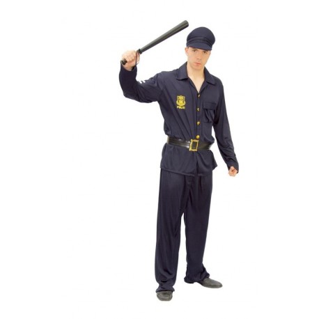 Disfraz policia nacional adulto talla S 46 48