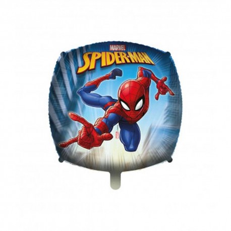 Globo spiderman foil 45 cm para helio o aire