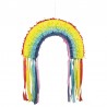 Piñata arcoiris 23x35x5 cm estilo mejicana