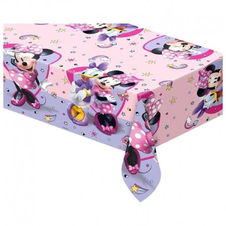 Mantel Minnie Mouse 120x180 cm cumpleanos