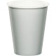 Vasos plata carton para cumpleanos 8 uds