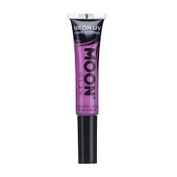Maquillaje de pelo morado en gel que brilla luz UV negra