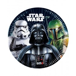 Platos Star Wars Galaxy 8 uds 20 cm