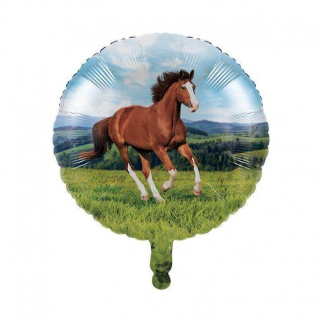 Globo caballo 45 cm helio o aire