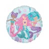 Globo Sirenas foil 45 cm