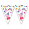 Banderin Peppa Pig triangular 3 metros