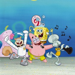Servilletas Bob Esponja 20 uds 33 cm