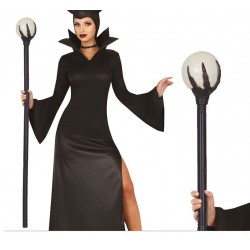 Baston bola de mago Malefica 100 cm