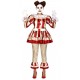 Disfraz payasa circo asesina talla XL 44 46
