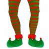 Pantys elfo rayas verdes y rojas para hombre