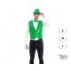 Chaleco lentejuelas verde adulto tallas