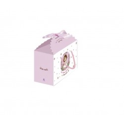 Caja regalo comunion nina para detalles o chuches 20x14x10 cm