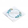 Servilletas Mi Primera Comunión floral y blanco 12 uds 33 cm