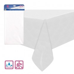 Mantel azul reusable 137x274 cm