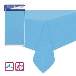 Mantel azul reusable 137x274 cm