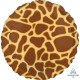 Globo Jirafa animal print para helio o aire 45 cm