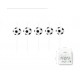 Velas cumpleaños balones de futbol 5 uds