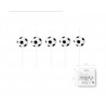 Velas cumpleaños balones de futbol 5 uds