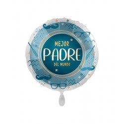 Globo Mejor padre del mundo 43 cm helio o aire