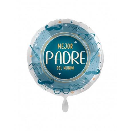 Globo Mejor padre del mundo 43 cm helio o aire