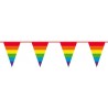Guirnalda triangular arcoiris orgullo 10 metros 30x20 cm