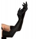Guantes negros largos 60 cm saten