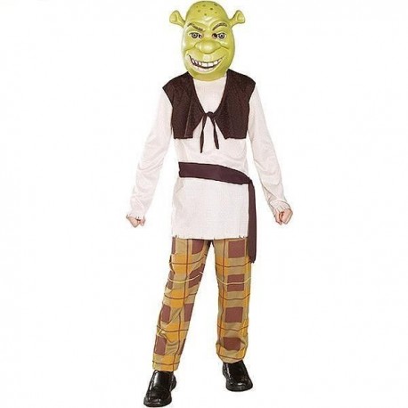 Disfraz shrek infantil con mascara talla 4 6 anos