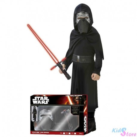Disfraz kylo ren con espada en caja nino talla 5 6 anos