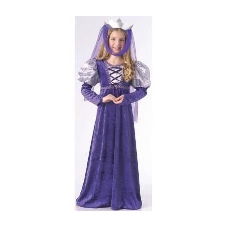 Disfraz reina medieval infatil 3 4 anos 67195 s