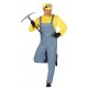 Disfraz minero minions barato adulto