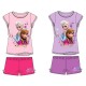 Pijama frozen manga corta elsa y anna morado talla 4 anos