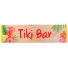 Cartel bandera Tiki Bar fiesta hawaiana 50x180 cm