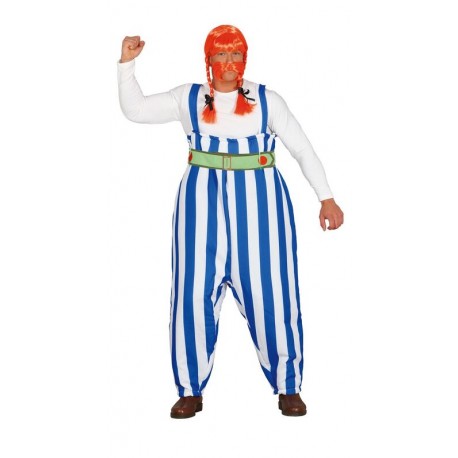 Disfraz galo forzudo para hombre talla M 48 50 similar obelix