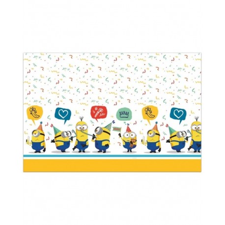 Mantel Minions 120x180 cm cumpleanos