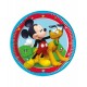 Platos Mickey Mouse cumpleaños 8 uds 20 cm