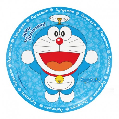 Platos Doraemon 8 uds 18 cm