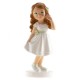 Figura niaa de comunion Ana vestido corto 16 cm